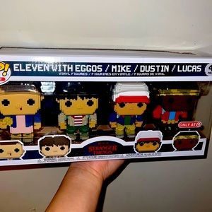 Funko Pop! 4 pack Stranger Things Eleven, Mike, Dustin, Lucas NIB